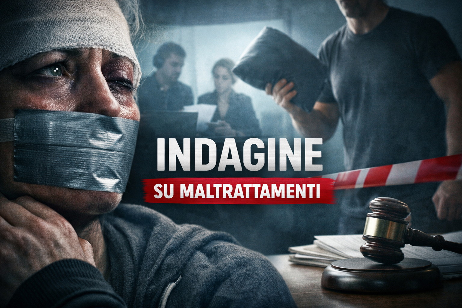 Immagine che rappresenta l’indagine su violenze nel centro diurno di Cassano Magnago, con riferimento alla sospensione dell’operatore socio‑assistenziale accusato di violenze su persone con disabilità.