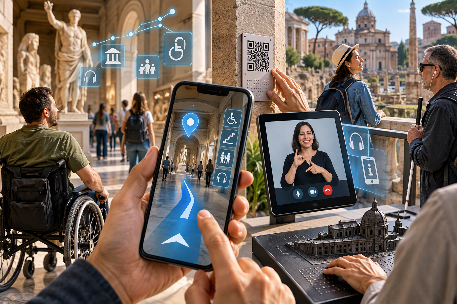 Per molti anni il turismo accessibile è stato raccontato come un settore separato dell'industria turistica, destinato esclusivamente alle persone con disabilità e spesso interpretato come un insieme di servizi aggiuntivi da offrire a una categoria specifica di viaggiatori. Questa visione, radicata sia nel dibattito pubblico sia nelle strategie di molte destinazioni, ha contribuito a confinare l'accessibilità in una dimensione marginale, più vicina all'assistenza che allo sviluppo turistico. Il Rapporto IsITT 2026 - Dati, innovazione e nuove traiettorie propone invece un cambiamento profondo di prospettiva. Il documento, realizzato dall'IsITT - Istituto Italiano per il Turismo per Tutti, con il contributo scientifico di SRM - Centro Studi e Ricerche per l'analisi economica e di Intesa Sanpaolo Innovation Center e Fondazione LINKS per gli aspetti tecnologici e innovativi, invita a considerare l'accessibilità come uno degli elementi fondamentali della qualità turistica contemporanea. La tesi centrale del rapporto è chiara: l'accessibilità non rappresenta un mercato di nicchia, ma una componente strutturale dell'offerta turistica, capace di migliorare l'esperienza di viaggio per tutti e di generare valore economico lungo l'intera filiera. Questa affermazione trova conferma nei numeri. Secondo le elaborazioni contenute nel rapporto, il turismo accessibile in Italia genera ogni anno circa 9 milioni di arrivi turistici e 38,6 milioni di presenze, rappresentando il 8,3% delle presenze turistiche complessive del Paese. Si tratta di volumi che da soli smentiscono qualsiasi interpretazione marginale del fenomeno. Anche l'impatto economico è significativo. L'analisi realizzata da SRM stima un valore aggiunto diretto pari a 5,3 miliardi di euro, che sale a 9,8 miliardi di euro considerando l'effetto complessivo generato dall'indotto e dalle filiere territoriali coinvolte. Questi dati dimostrano come l'accessibilità non sia soltanto una questione di diritti e inclusione sociale, ma anche un fattore di competitività e sviluppo economico. Tabella 1 - Impatto economico del turismo accessibile in Italia Indicatore ValoreArrivi turistici 9 milioni Presenze turistiche 38,6 milioni Quota delle presenze nazionali 8,3% Valore aggiunto diretto 5,3 miliardi € Valore economico complessivo (con indotto) 9,8 miliardi € Per comprendere appieno la portata di questi dati è necessario osservare anche l'evoluzione della domanda. L'accessibilità riguarda infatti una platea molto più ampia delle sole persone con disabilità. L'Organizzazione Mondiale della Sanità stima che nel mondo vivano oltre 1,3 miliardi di persone con disabilità, pari a circa il 16% della popolazione mondiale, ovvero una persona su sei. In Italia, secondo i dati richiamati nel rapporto, le persone con disabilità o limitazioni gravi sono circa 2,9 milioni, mentre la popolazione con limitazioni gravi o non gravi rappresenta circa il 22,7% delle persone che vivono in famiglia. A questi numeri si aggiunge un fenomeno demografico che influenzerà sempre più il turismo nei prossimi decenni: l'invecchiamento della popolazione. Al 1° gennaio 2026 gli over 65 in Italia sono circa 14,8 milioni, pari al 25,1% della popolazione nazionale. Si tratta di una fascia di cittadini sempre più attiva, con una forte propensione al viaggio e una crescente attenzione alla qualità dei servizi, alla sicurezza degli spostamenti e alla facilità di fruizione dei territori. Tabella 2 - Il bacino potenziale della domanda Ambito Categoria ConsistenzaScenario mondiale Persone con disabilità oltre 1,3 miliardi Italia Persone con disabilità o limitazioni gravi circa 2,9 milioni Italia Persone con limitazioni gravi o non gravi 22,7% della popolazione Italia Over 65 circa 14,8 milioni Tuttavia, il rapporto invita a guardare oltre le statistiche tradizionali. Quando si parla di turismo accessibile occorre considerare anche milioni di persone che non rientrano formalmente nelle categorie della disabilità ma che beneficiano comunque di servizi progettati secondo criteri di accessibilità. Pensiamo alle famiglie che viaggiano con passeggini, alle persone che affrontano un periodo di riabilitazione dopo un infortunio, a chi presenta esigenze alimentari specifiche o a chi necessita di informazioni più chiare e facilmente comprensibili durante il viaggio. Da questo punto di vista, l'accessibilità diventa una caratteristica universale dell'offerta turistica. Non rappresenta un servizio speciale per pochi, ma una modalità di progettazione capace di rendere le destinazioni più accoglienti, efficienti e competitive. È proprio in questo contesto che il Rapporto IsITT introduce il concetto di Universal Design, un approccio che invita a progettare ambienti, servizi, infrastrutture e strumenti digitali affinché possano essere utilizzati dalla più ampia pluralità di persone possibile, senza la necessità di adattamenti successivi. Il principio è semplice: invece di realizzare prima un'offerta standard e poi correggerla per rispondere alle esigenze di alcuni utenti, occorre progettare fin dall'inizio soluzioni che tengano conto della diversità delle persone. Questa impostazione porta inevitabilmente a valorizzare la co-progettazione, coinvolgendo direttamente persone con disabilità, associazioni, professionisti ed esperti nelle fasi di pianificazione e sviluppo. Non si tratta soltanto di una scelta etica o partecipativa, ma di una metodologia che consente di migliorare la qualità dei progetti, evitare errori costosi e realizzare interventi realmente efficaci. In definitiva, il principale merito del Rapporto IsITT 2026 è quello di spostare il dibattito dall'accessibilità come obbligo normativo all'accessibilità come criterio di qualità. Le destinazioni che investono in accessibilità non stanno semplicemente eliminando ostacoli: stanno costruendo un'offerta turistica più moderna, più competitiva e più capace di rispondere alle trasformazioni demografiche, sociali e tecnologiche che stanno già ridefinendo il turismo del futuro.
